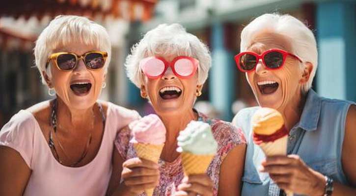 golden generation folks having fun